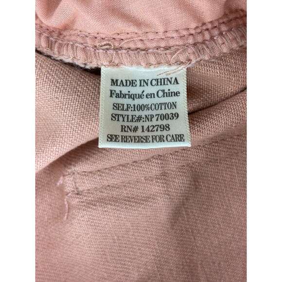 New In Collection Women Large Margo Shorts Denim Peach Cut Off Cuff NWT - Picture 6 of 8